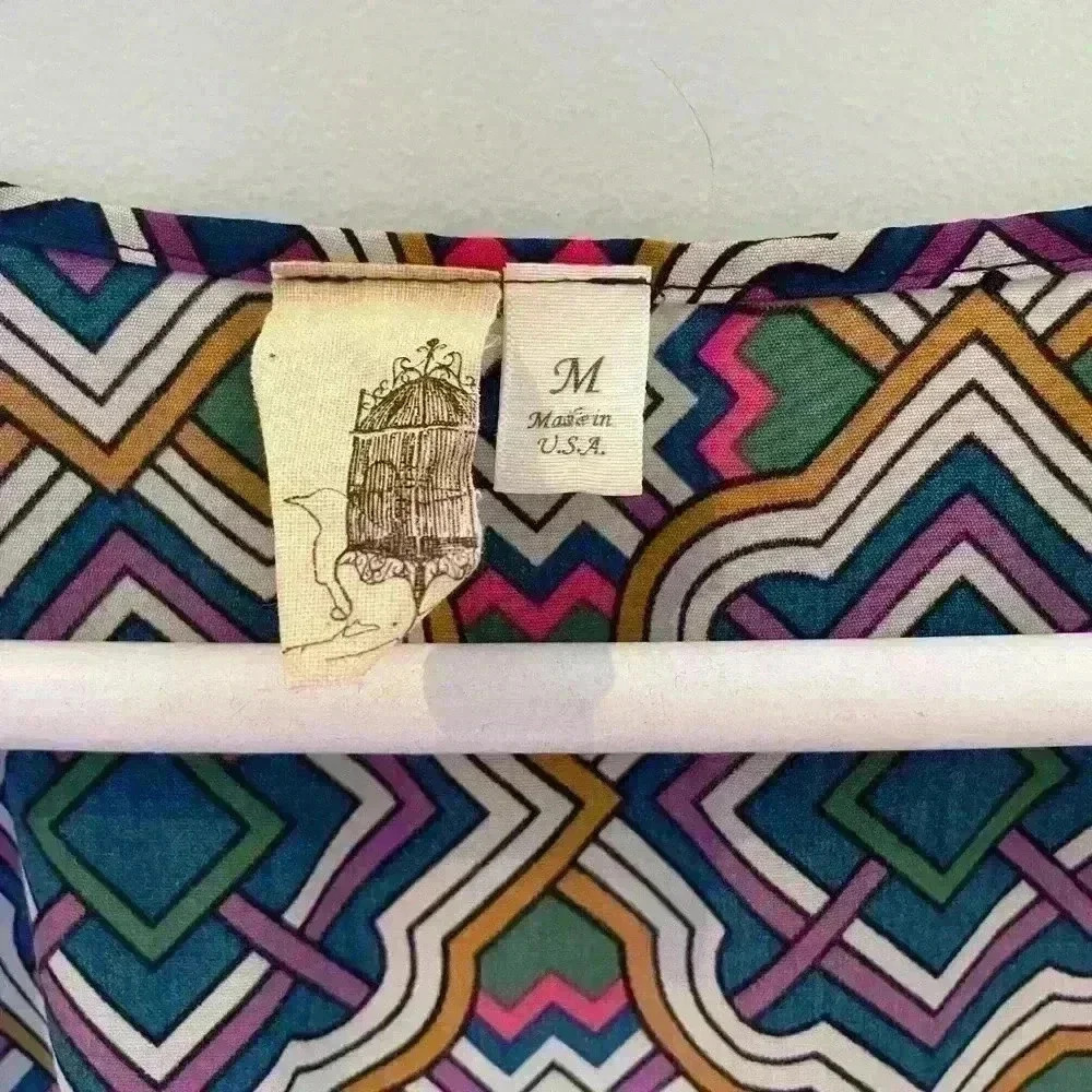 Anthropologie Wrap Summer Size Medium Fun Colorful - Picture 5 of 9